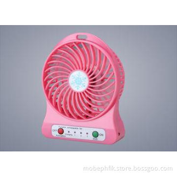 3 AA batteries Usb Powered Desk Fan Over 500 times ODM / OE